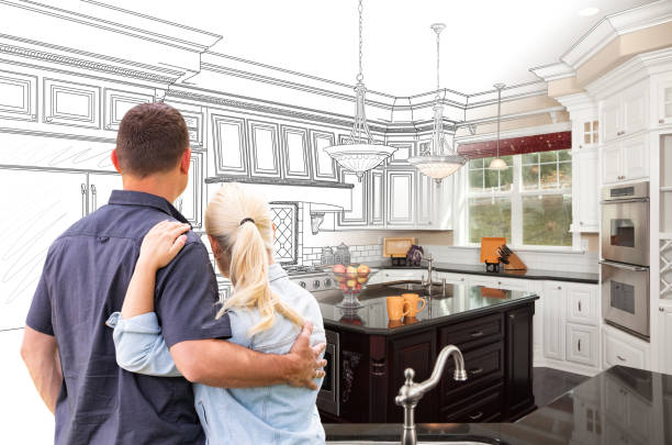 Professional Kitchen Island Installation technician working in Warminster, PA
